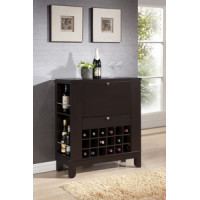 Baxton Studio RT209-OCC NEW Modesto Brown Modern Dry Bar and Wine Cabinet